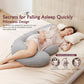 Momcozy Maternity Accessory Original F Shaped adjustable Maternity Pillow Grey