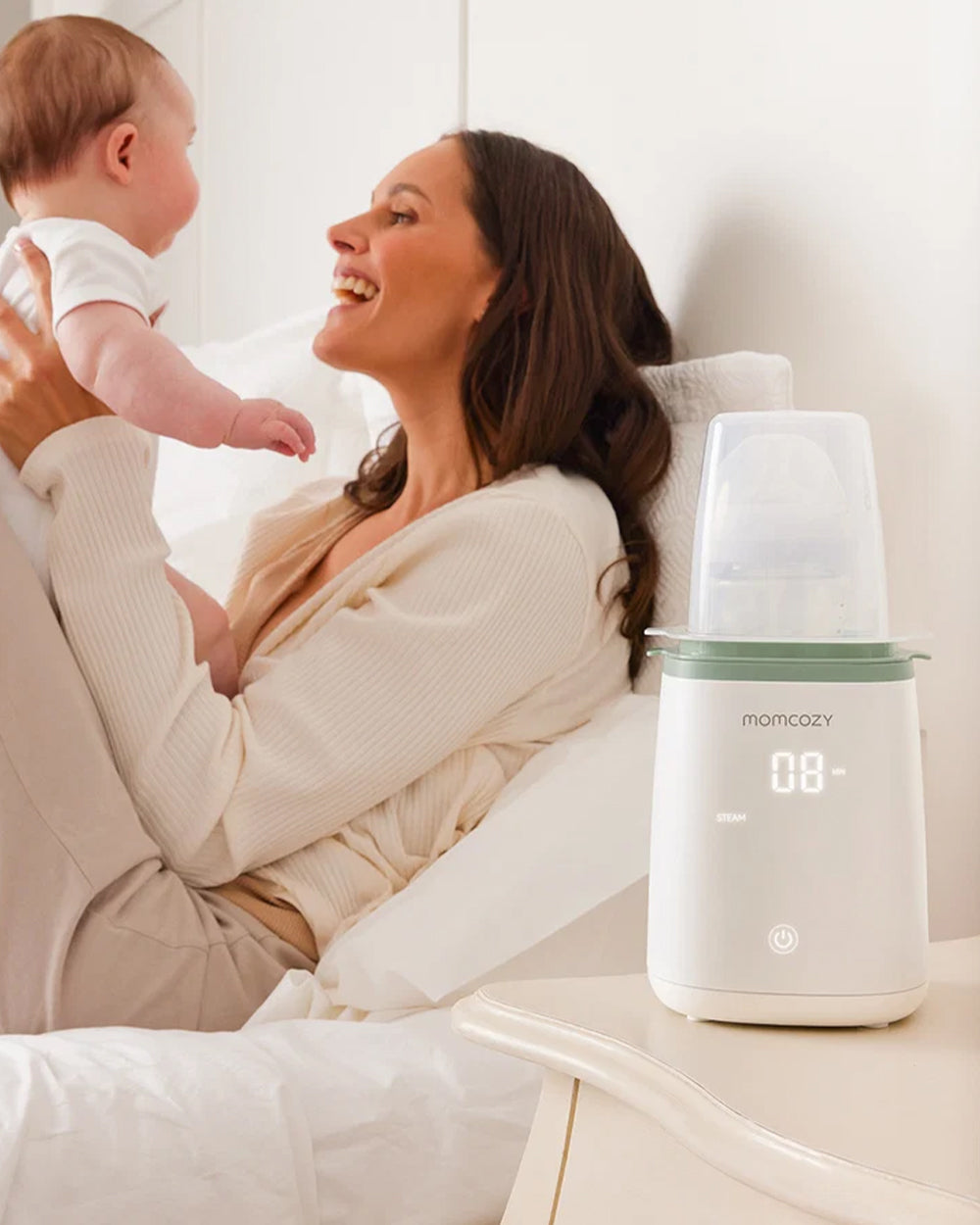 Momcozy 6-in-1 Fast Baby Bottle Warmer with Steam Heating & 24-Hour Constant Warming - image 3