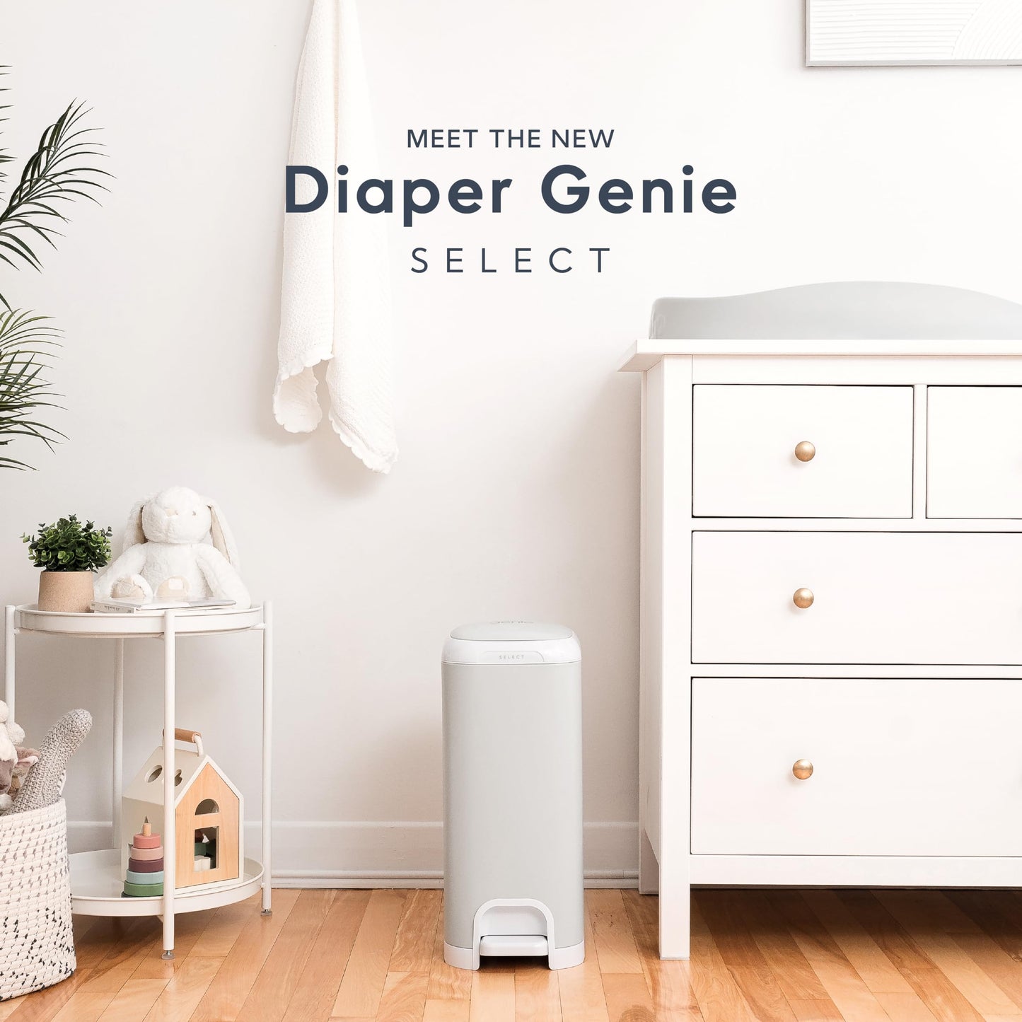 Diaper Genie Diaper Pails Select Grey - Open Box