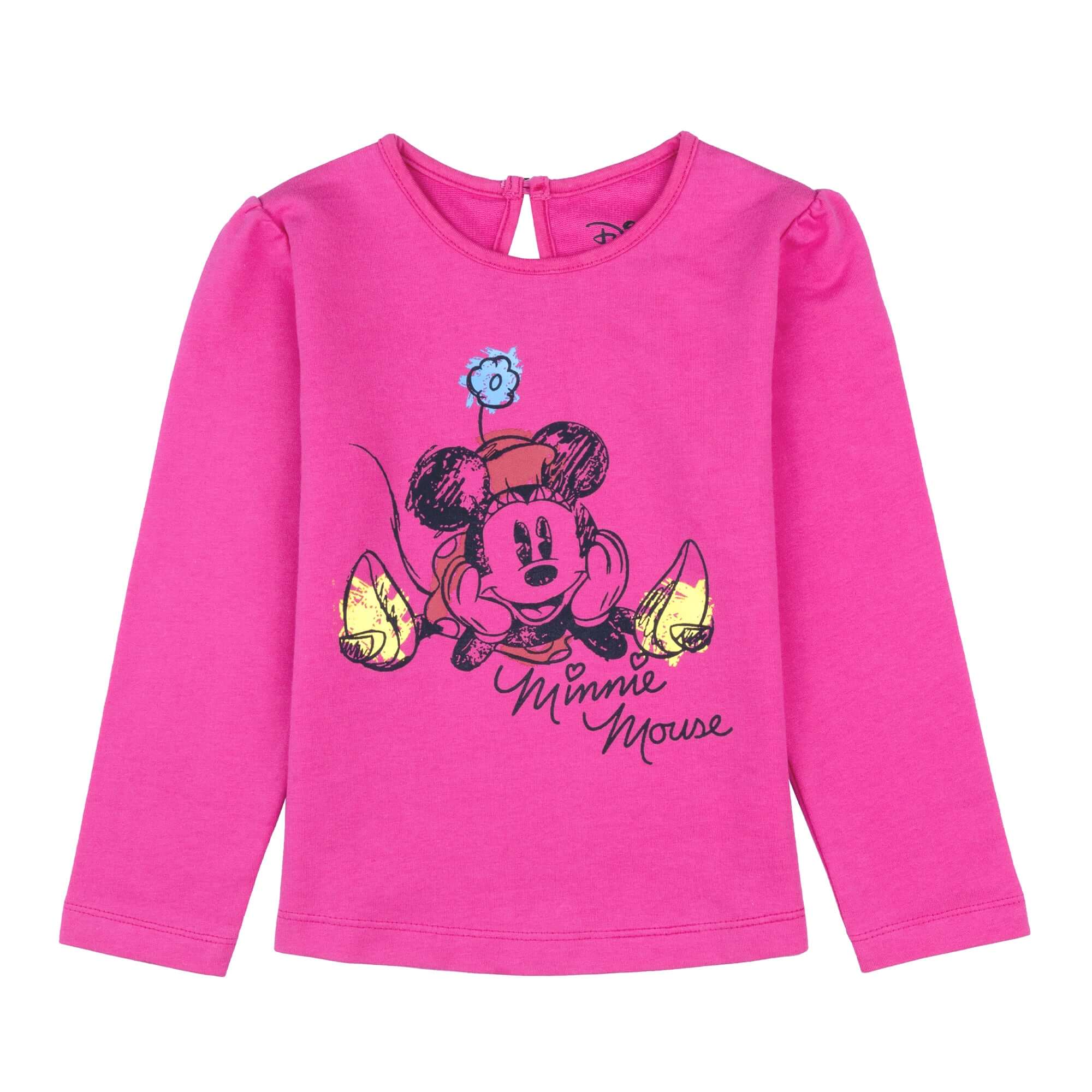 Disney Minnie Round Neck Full Sleeve "Minnie Mouse" Printed With Back Keyhole - Toys4All.in
