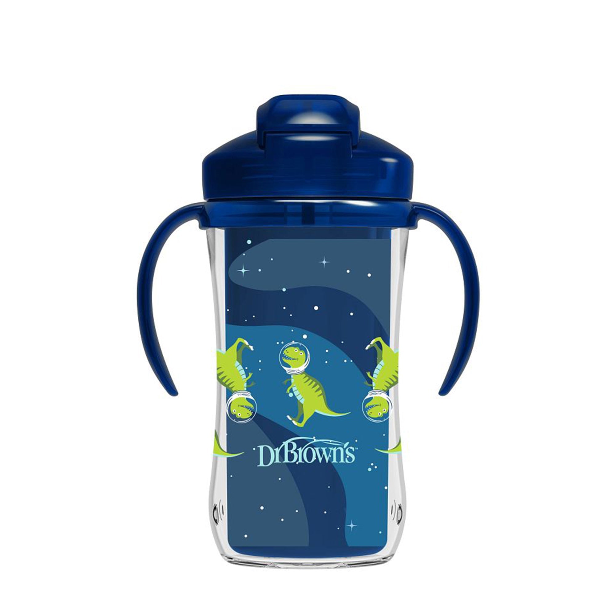 Dr. Brown Insulated Straw Cup || Pack of 1 | Color-Blue || Used for 12months to 36months - Toys4All.in