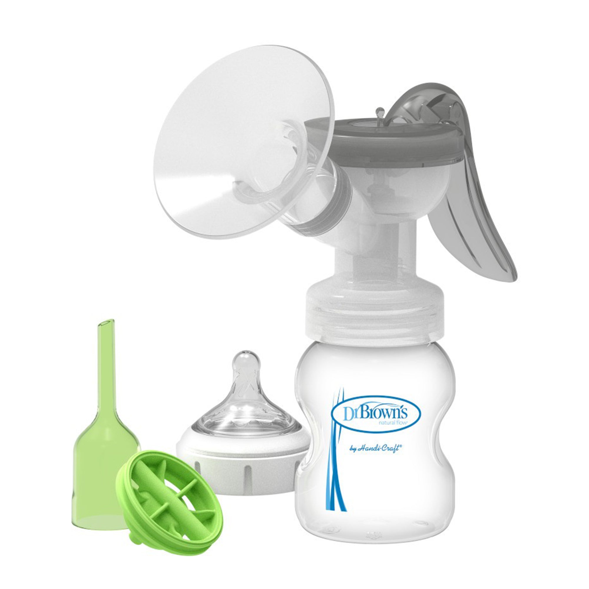 Dr. Brown Manual Breast Pump with Silicone Shield || Birth+ to 24months - Toys4All.in