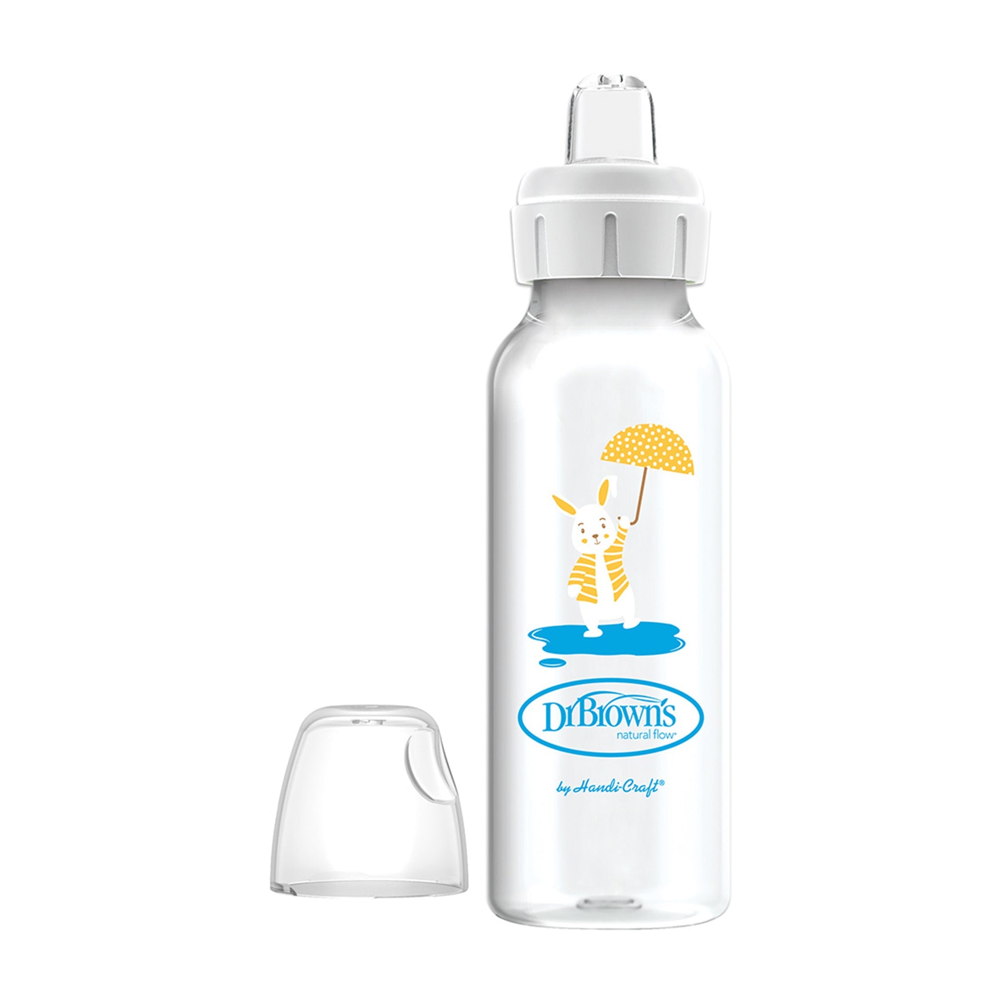 Dr. Brown Narrow Sippy Spout Bottle || Fashion-Bunny || 6months to 24months - Toys4All.in