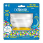 Dr. Brown No-Slip Suction Bowls || Pack of 2 || Color-Blue & Yellow || Used for 4months to 24months
