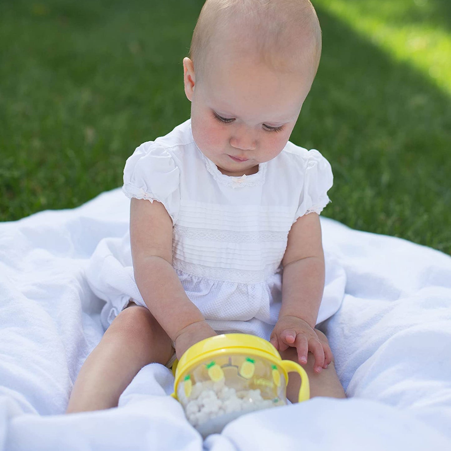 Dr. Brown Yellow Snack Cup || Used for 9months to 24months - Toys4All.in