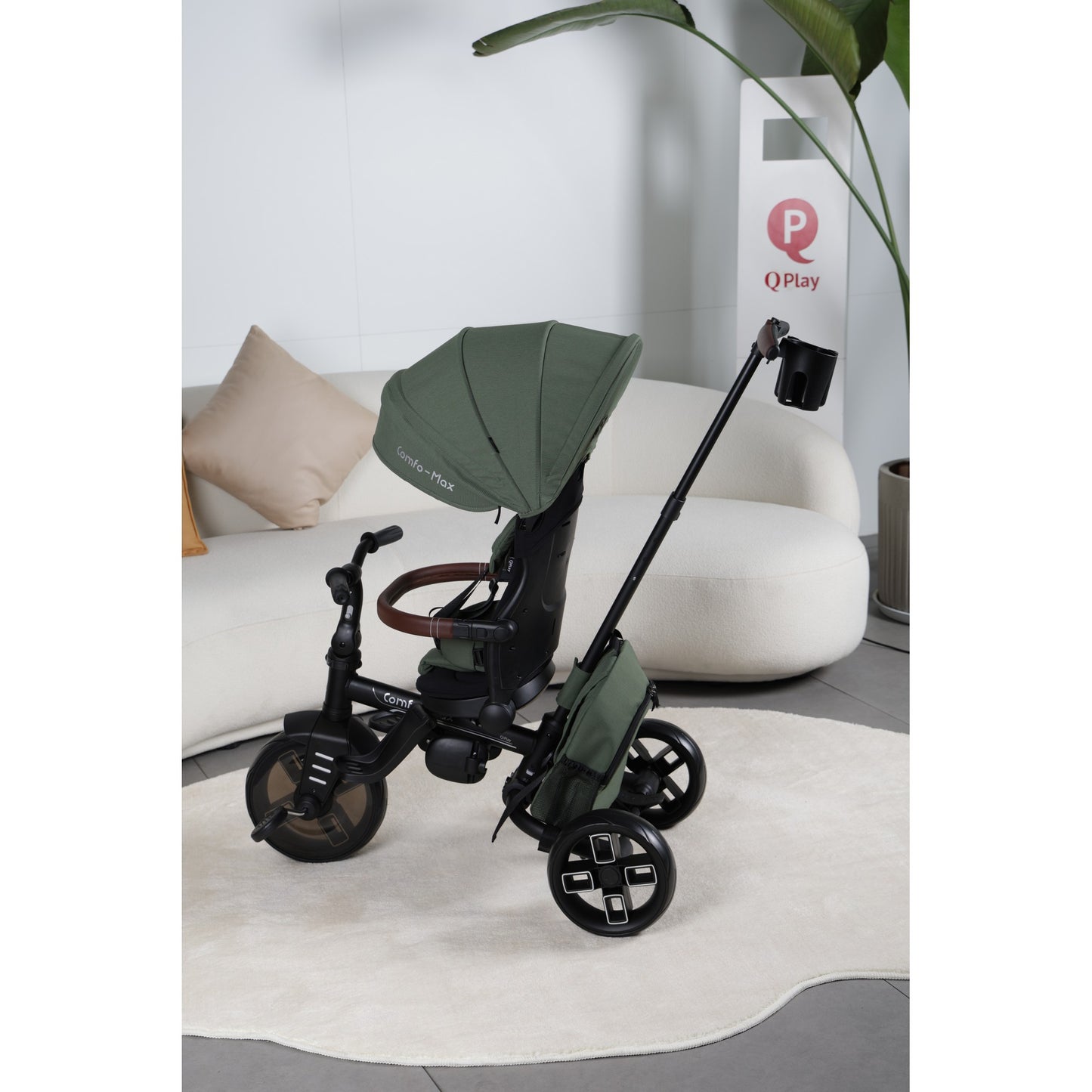 Qplay Stroller Comfo Max 7in1 Grey 10 to 72 Months