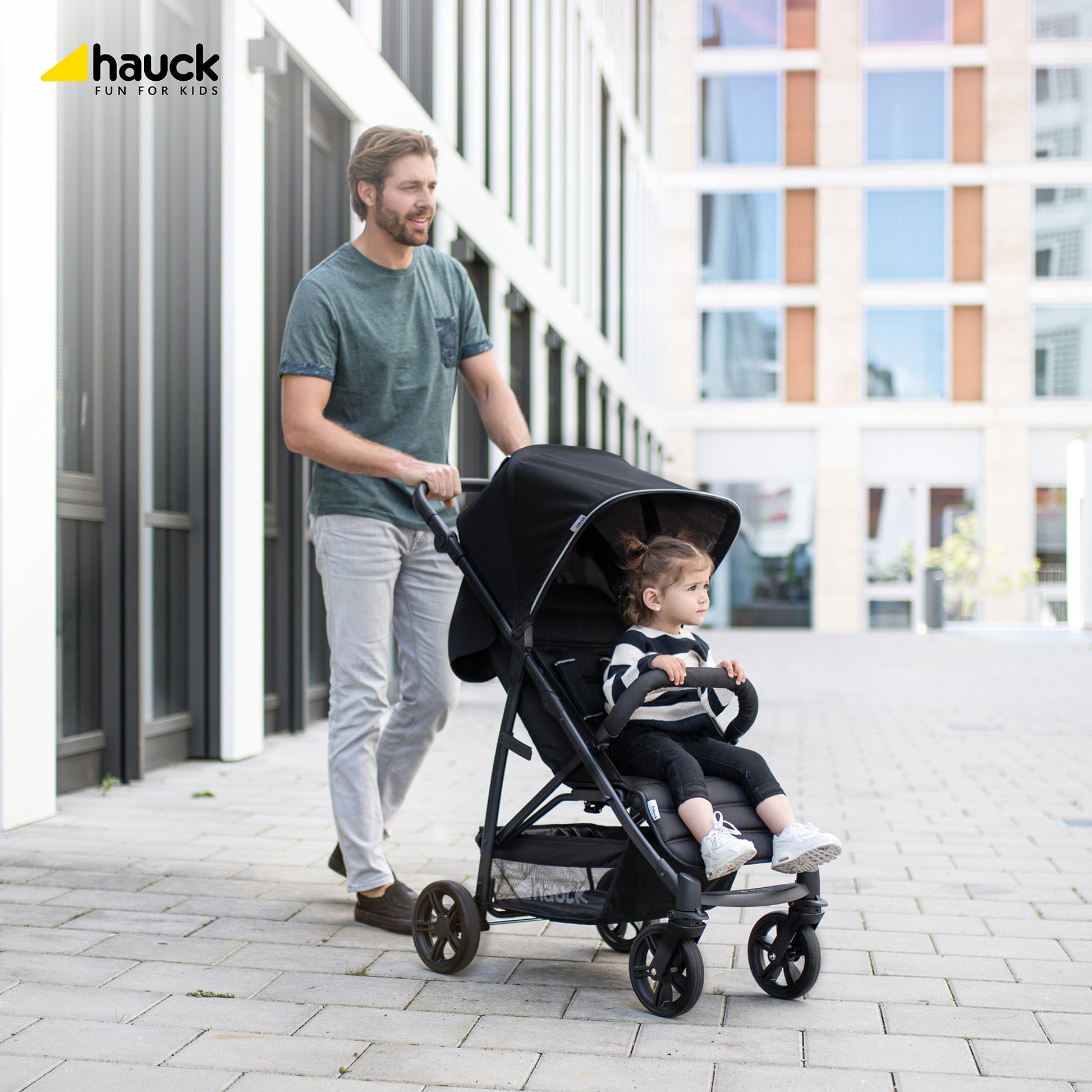 Hauck Grey Color Rapid 4 Stroller || Birth+ to 48months