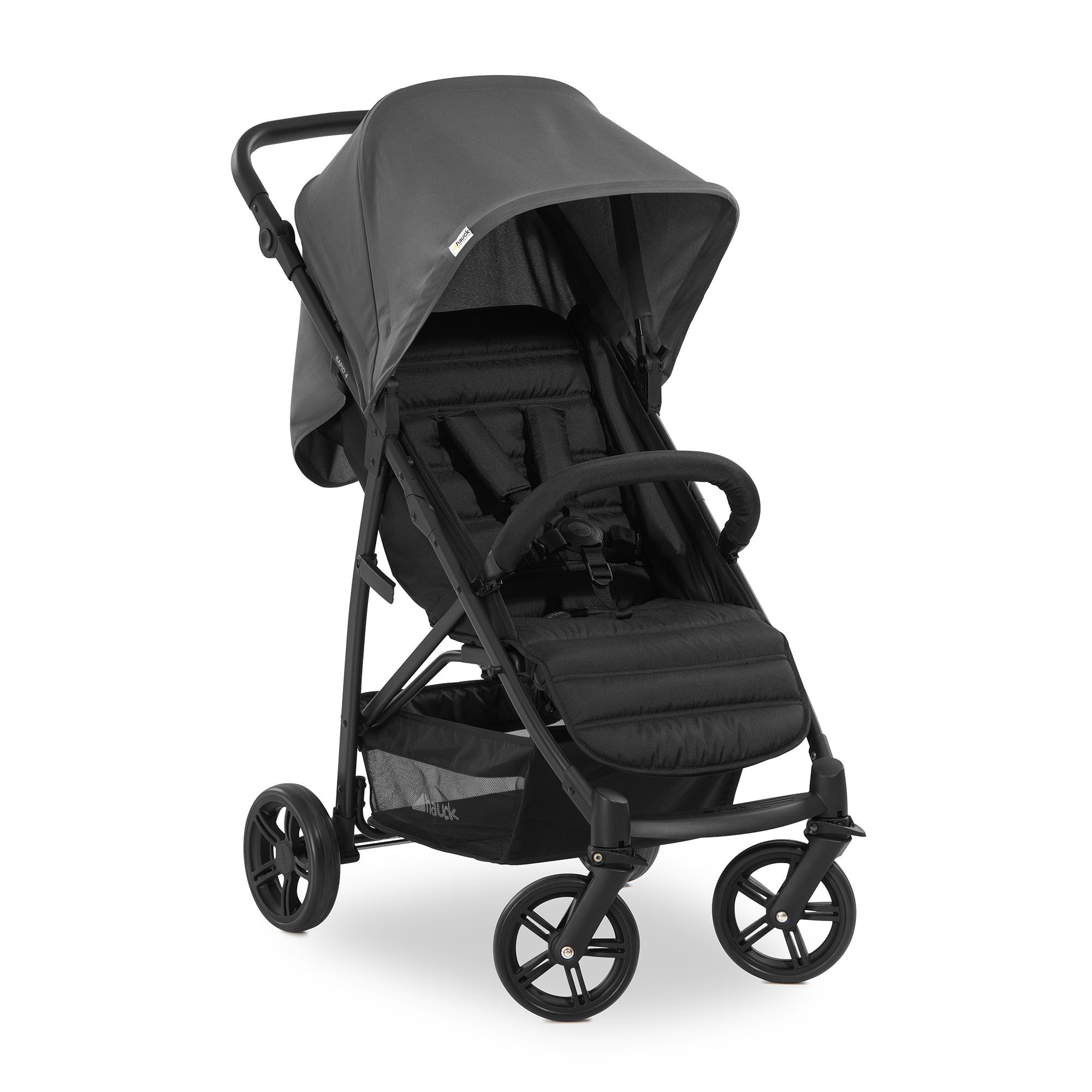 Hauck Grey Color Rapid 4 Stroller || Birth+ to 48months - Toys4All.in