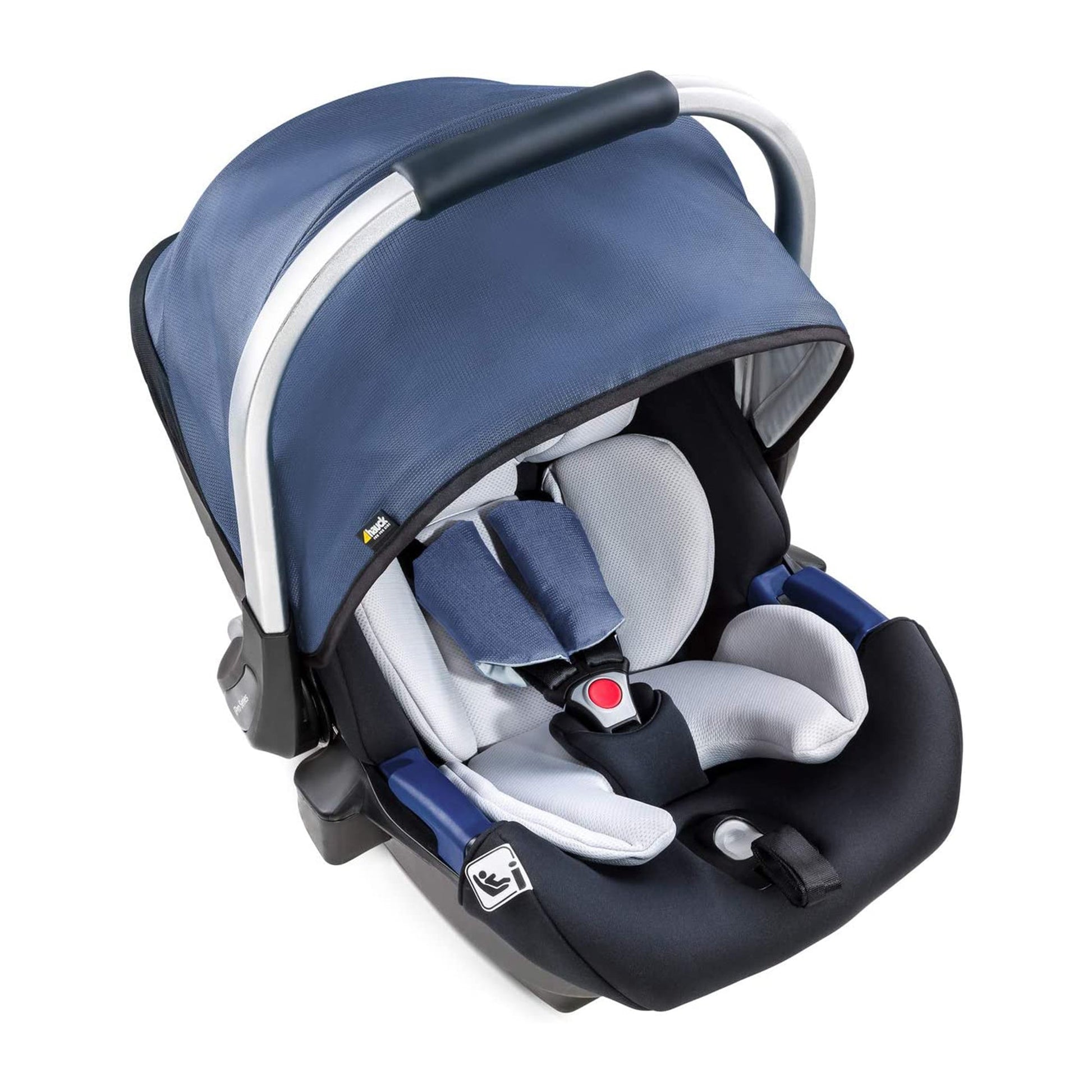 Hauck Pro Baby Car Seat | Fashion Denim | Used for Birth+ to 9M
