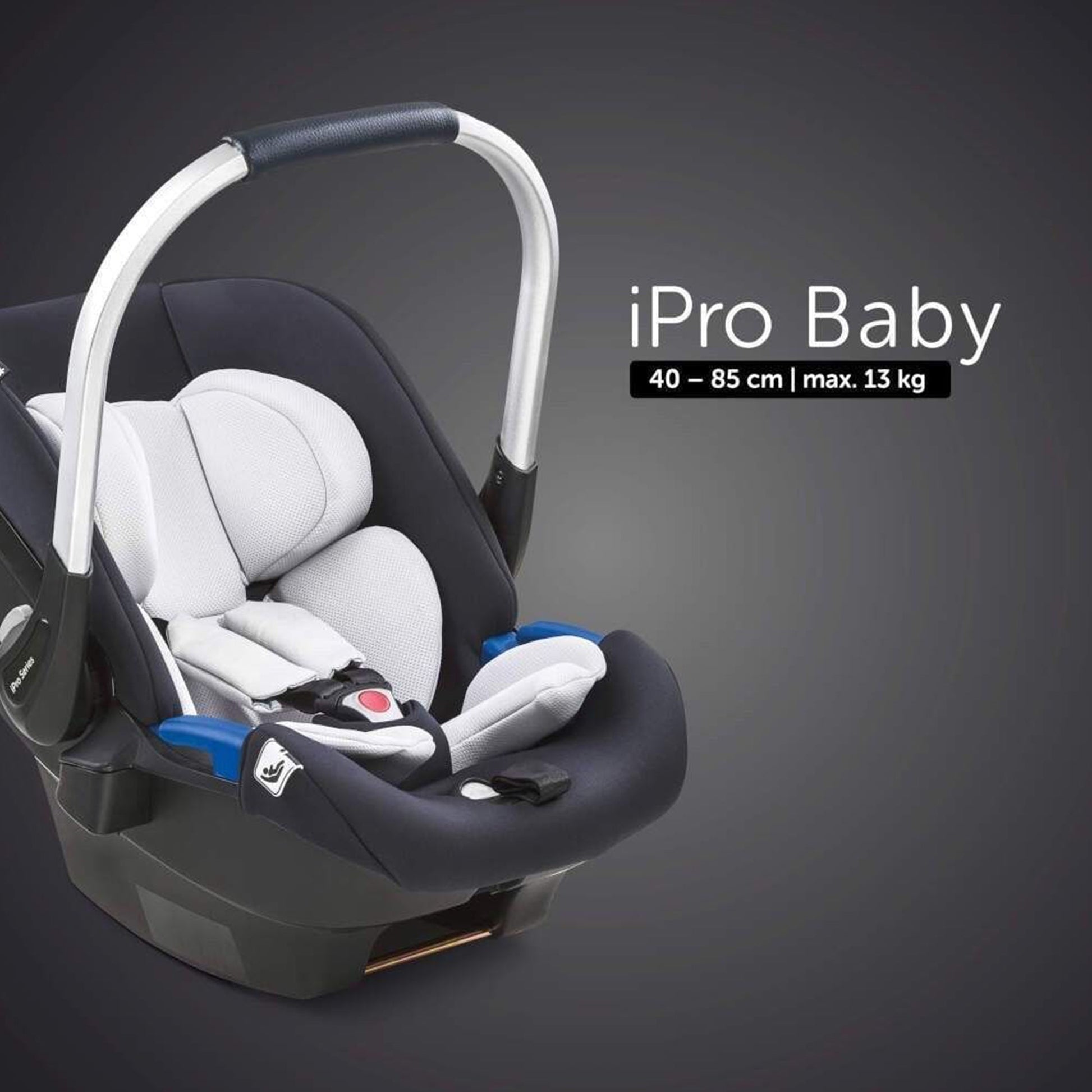 Hauck Pro Baby Car Seat | Fashion Denim | Used for Birth+ to 9M