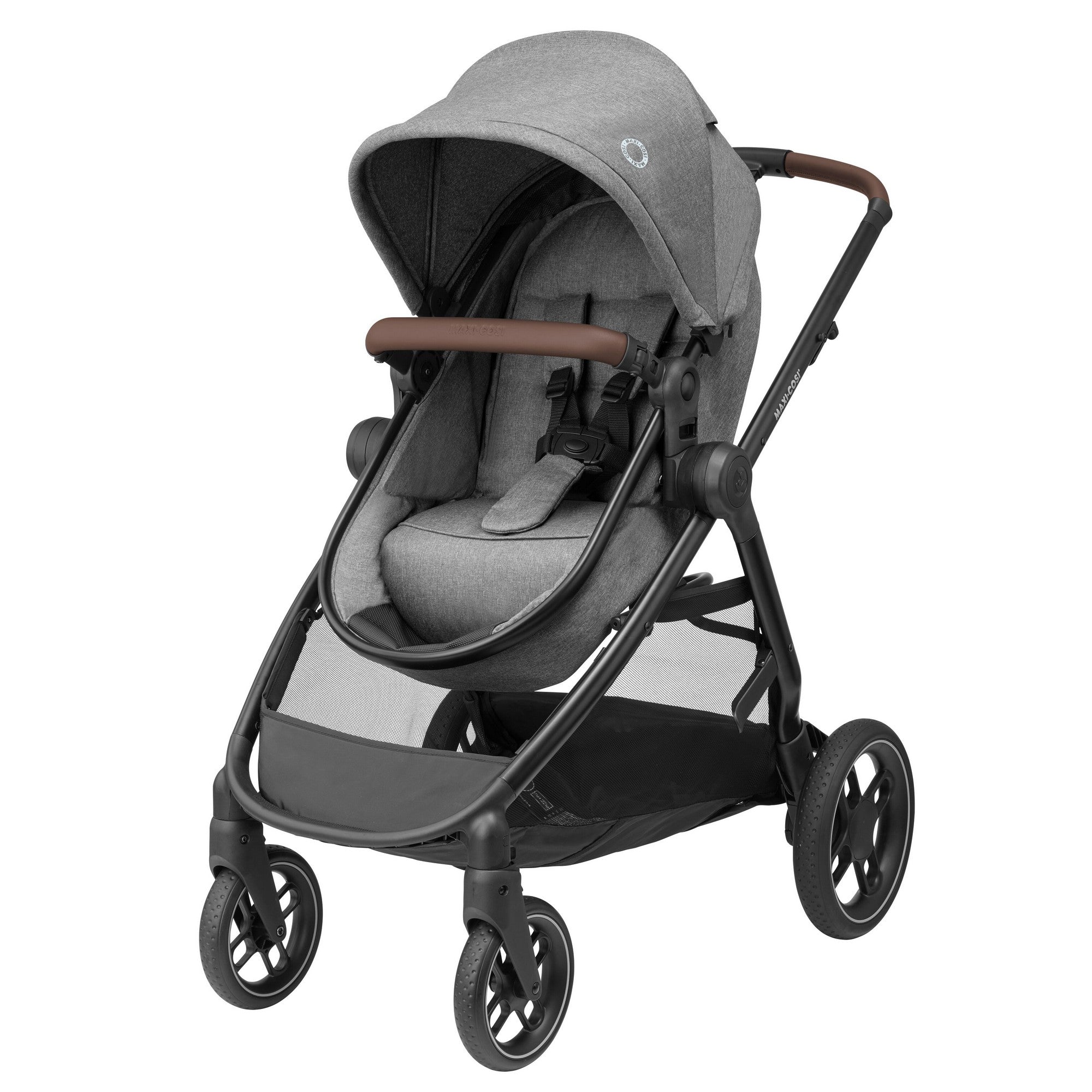 Maxi Cosi Travel System Zelia S Trio Grey Birth to 4 years Distressed Box