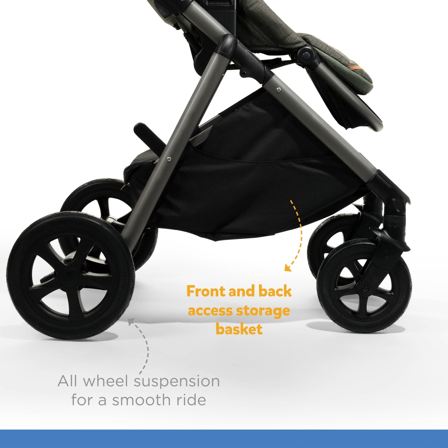 Joie Aeria Stroller || Fashion-Pine || Birth+ to 48months