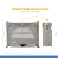 Joie Kubbie Sleep Playard || Fashion - Satellite || Birth+ to 36months - Toys4All.in