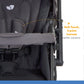 Joie Mirus Reversible Handle Stroller || Fashion-Ember || Birth+ to 36months - Toys4All.in