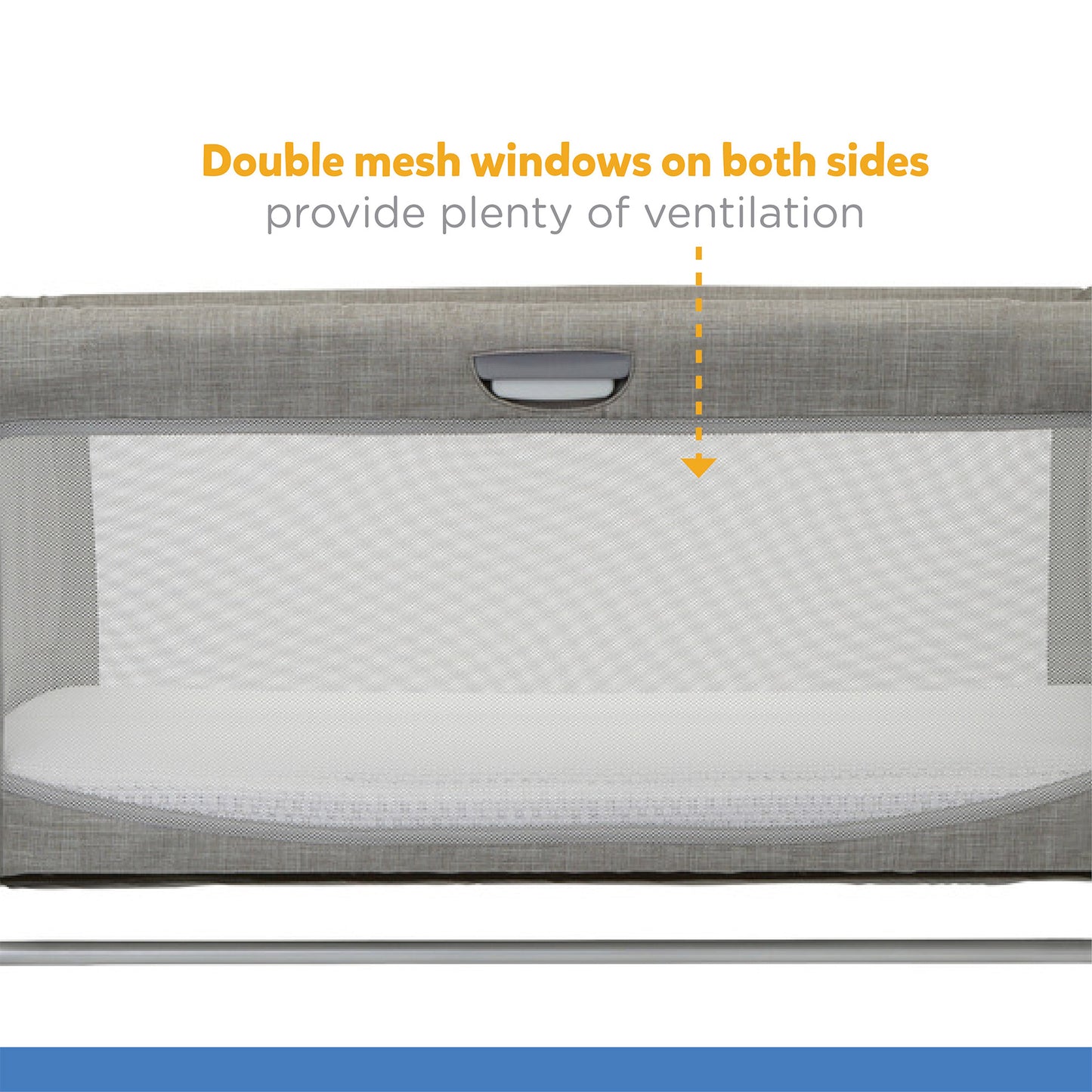 Joie Roomie Glide Bassinet || Fashion-Foggy Grey || Birth+ to 9months - Toys4All.in