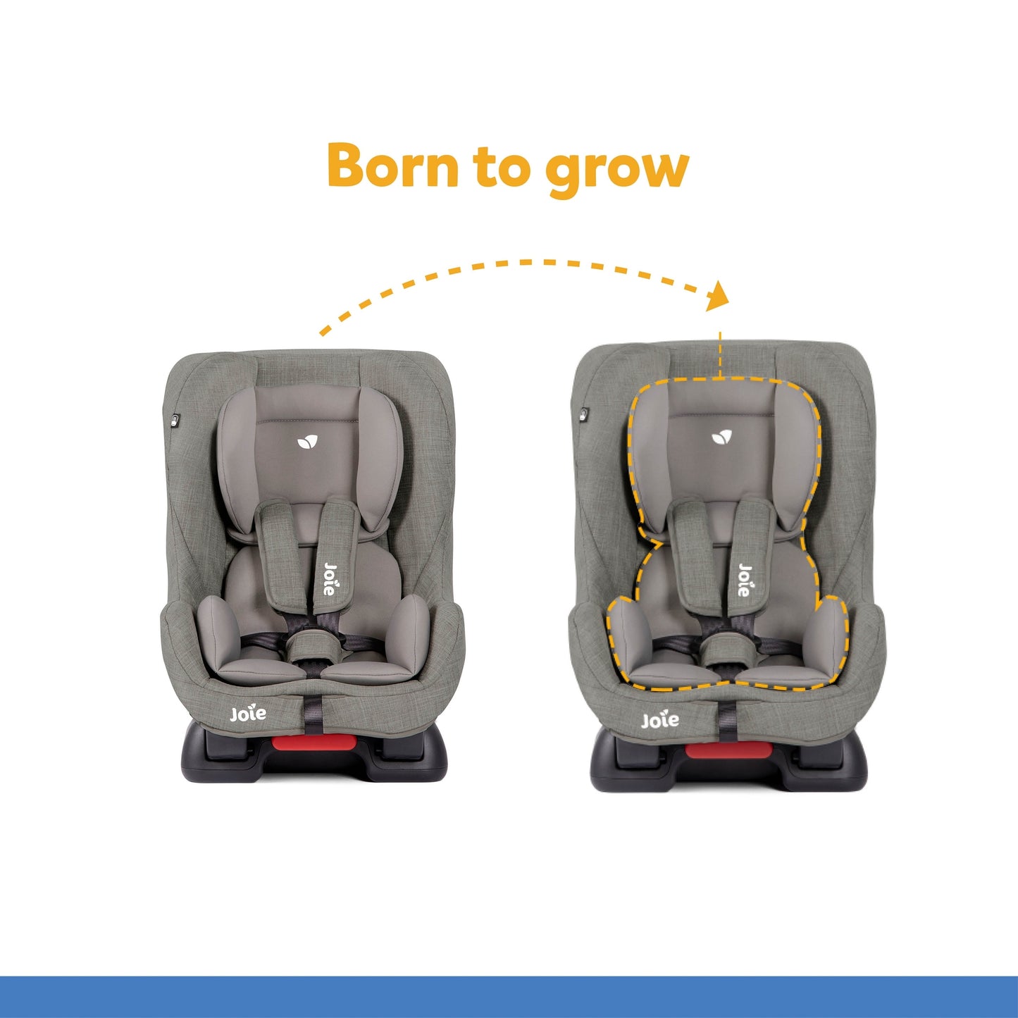 Joie Tilt Foggy Grey Color Baby Carrier || Birth+ to 48months