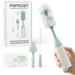 Momcozy Weaning Accessories Push-Press Design Bottle Brush Kit-Press Bubble Style Green