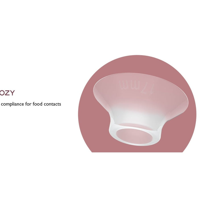 Momcozy Breastfeeding Accessories Flange Insert For M5 Transparent (4 units)