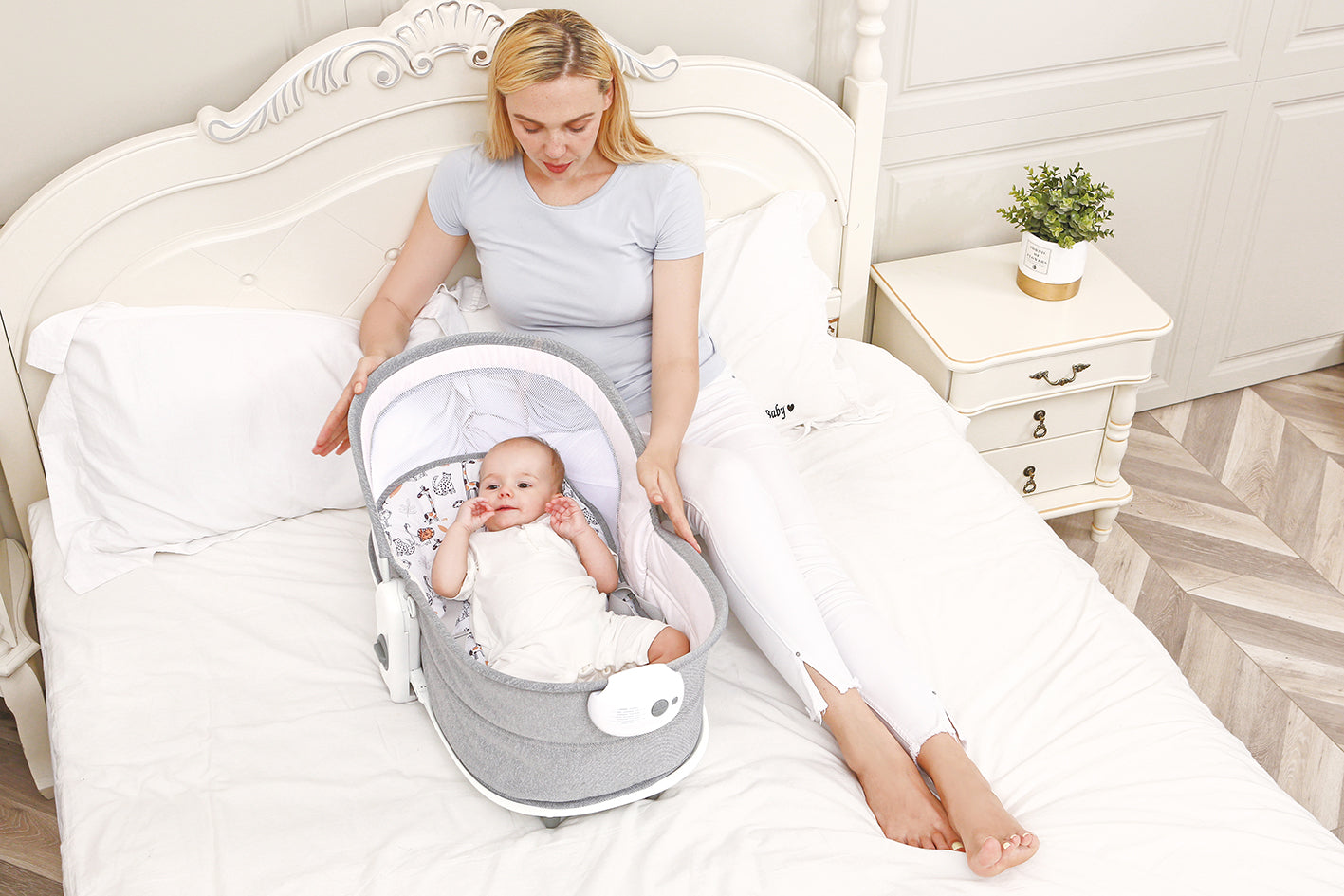 Mastela 6in1 Multi-Function Rocker & Bassinet  (Birth to 36 Months)