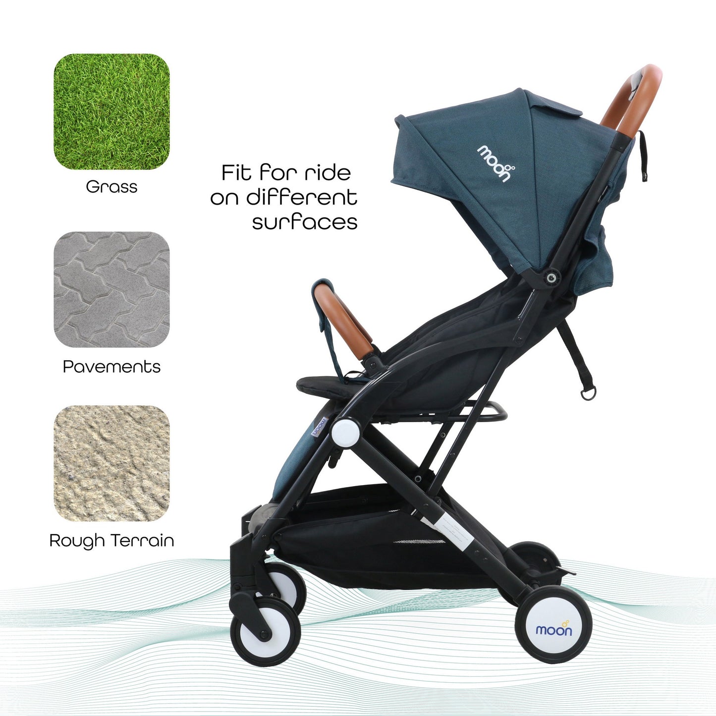 Moon Ritzi Stroller Birth to 18 kg - Open Box