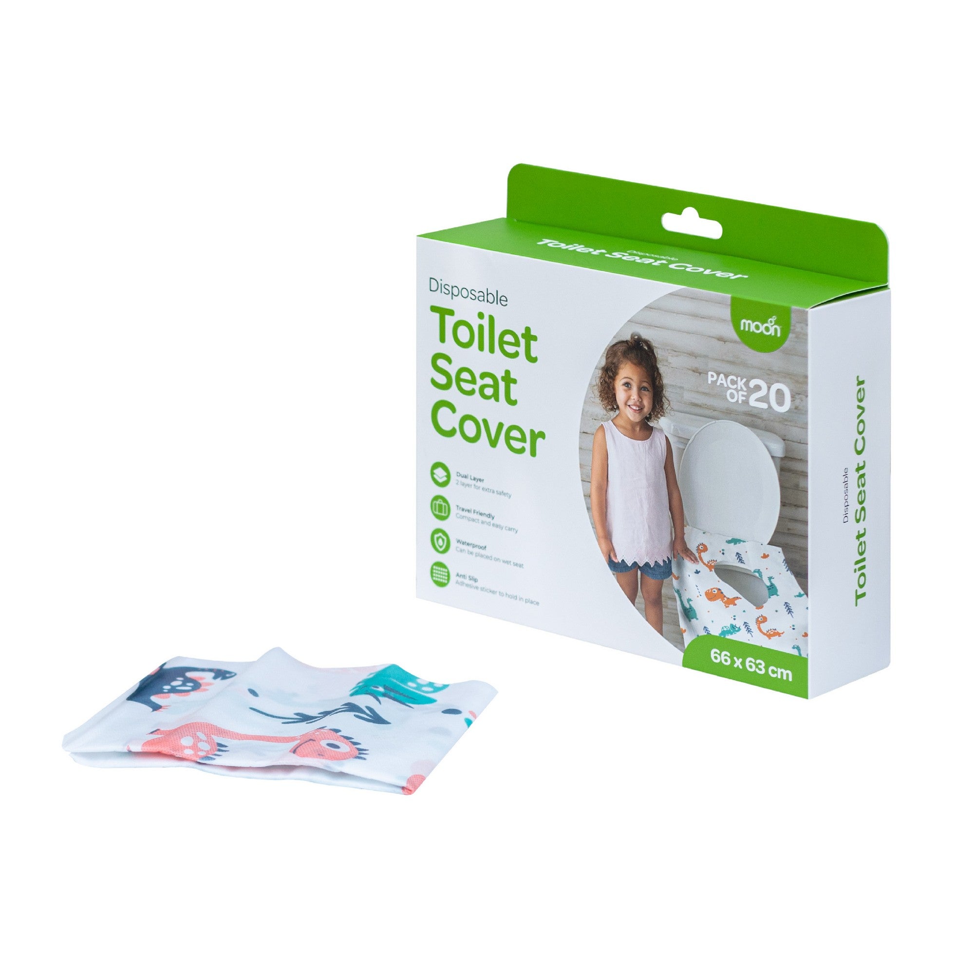 Moon Disposable toilet seat cover Potty Training Multicolor 6 to 36 Months