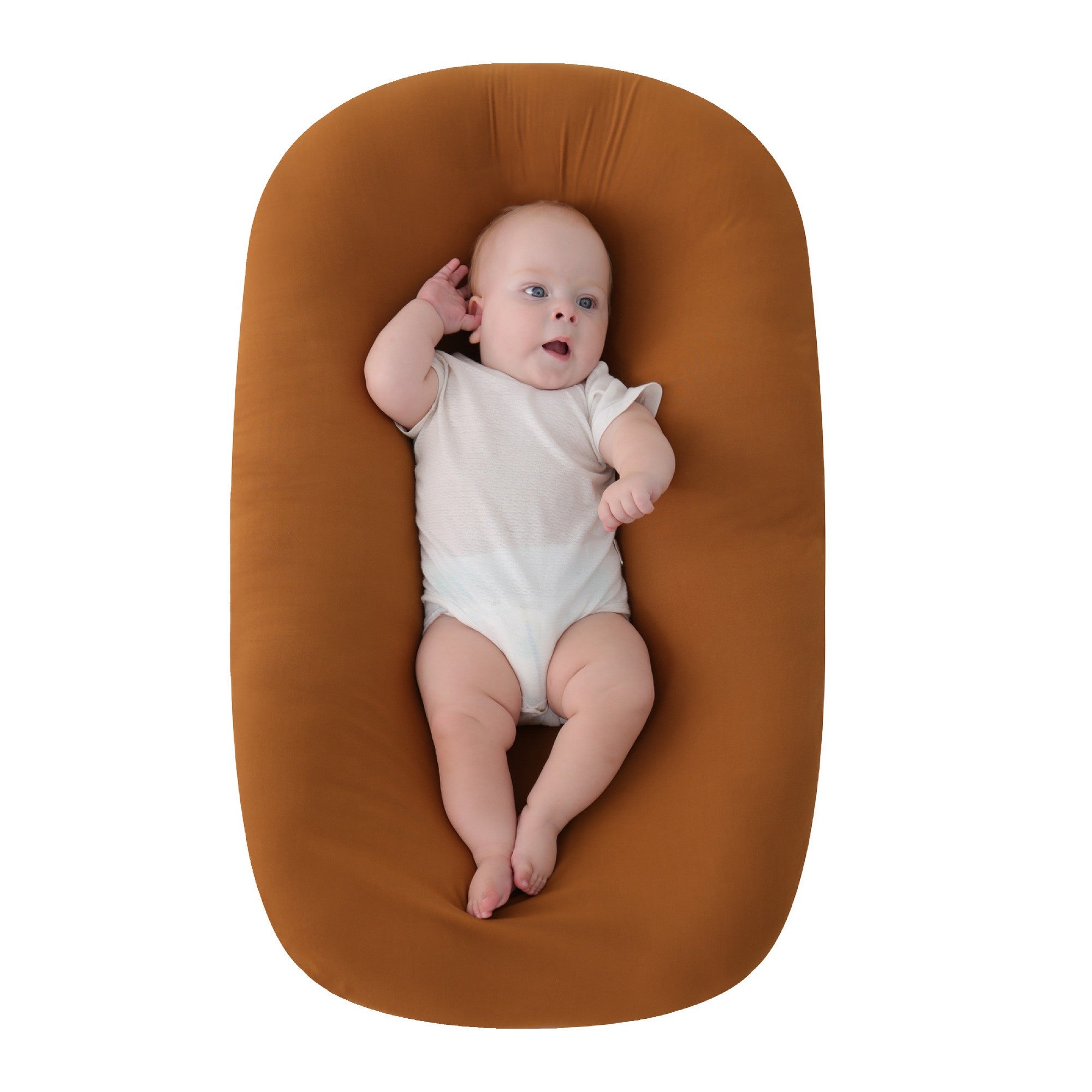 Moon Baby lounger(0-3m) Activity & Gear Brown Birth to 9 Months