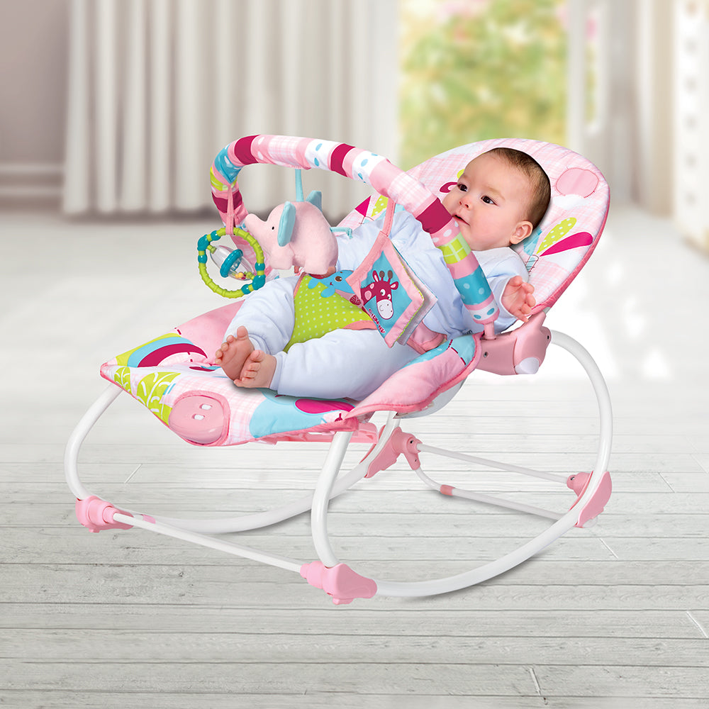 Mastela Baby Rocker || Fashion-Pink || Birth+ to 36months - Toys4All.in