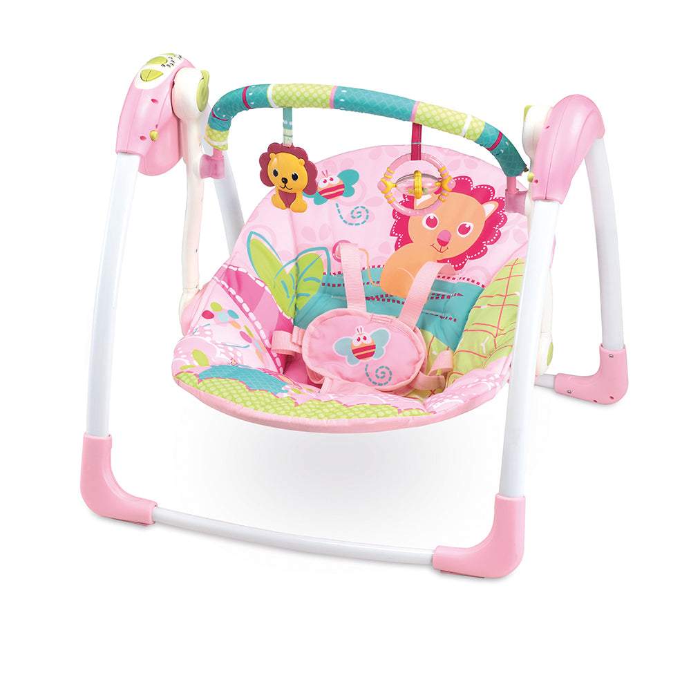 Mastela Portable Swing || Fashion-Pink || 3months+ to 24months - Toys4All.in