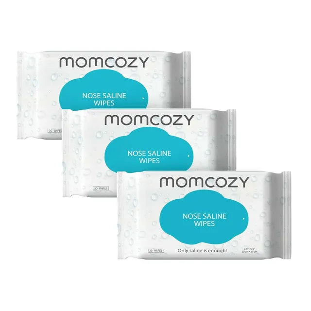Nose Saline Baby Wipes-90 Count (Pack of 3)