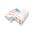 Nuluv Blue Whale Design Swaddle Wrap (0 to 6 Months) White