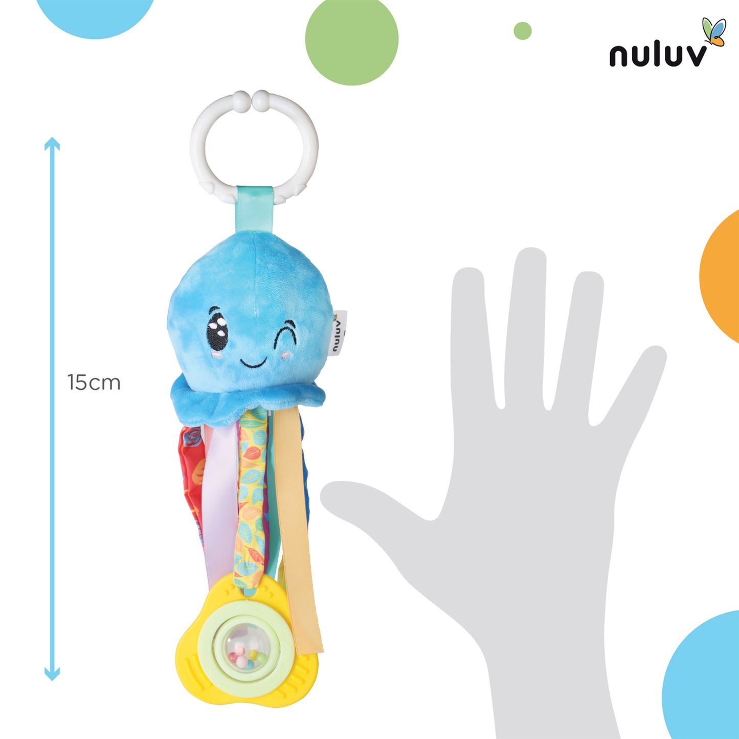 Nuluv Waves Octopus 3+ Months ( Multicolor)