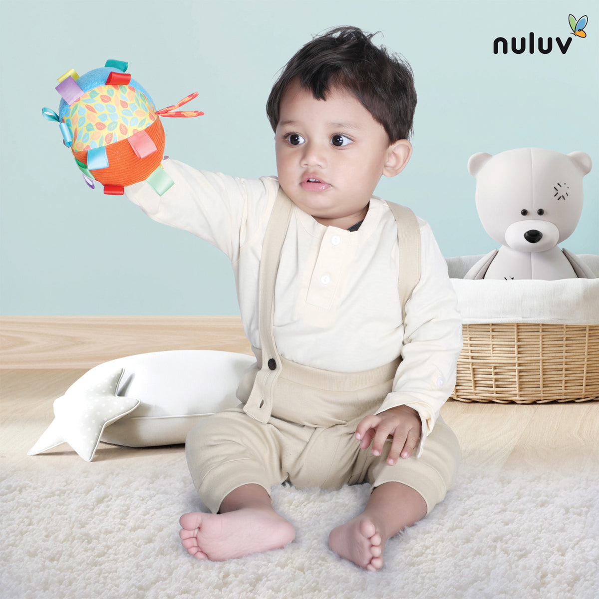 Nuluv Activity Cotton Ball 3+ Months Multicolor