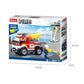 Playzu By Sluban Fire Engine Building Blocks Toys || 6years++