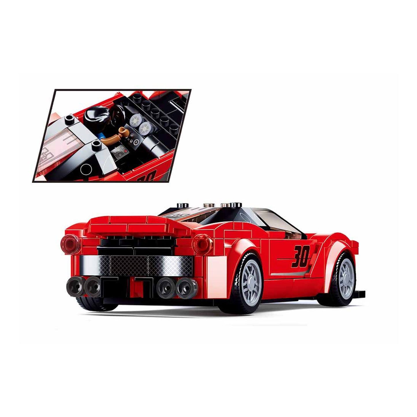 Playzu By Sluban ModelBricks-Racing Car || 8years++ - Toys4All.in