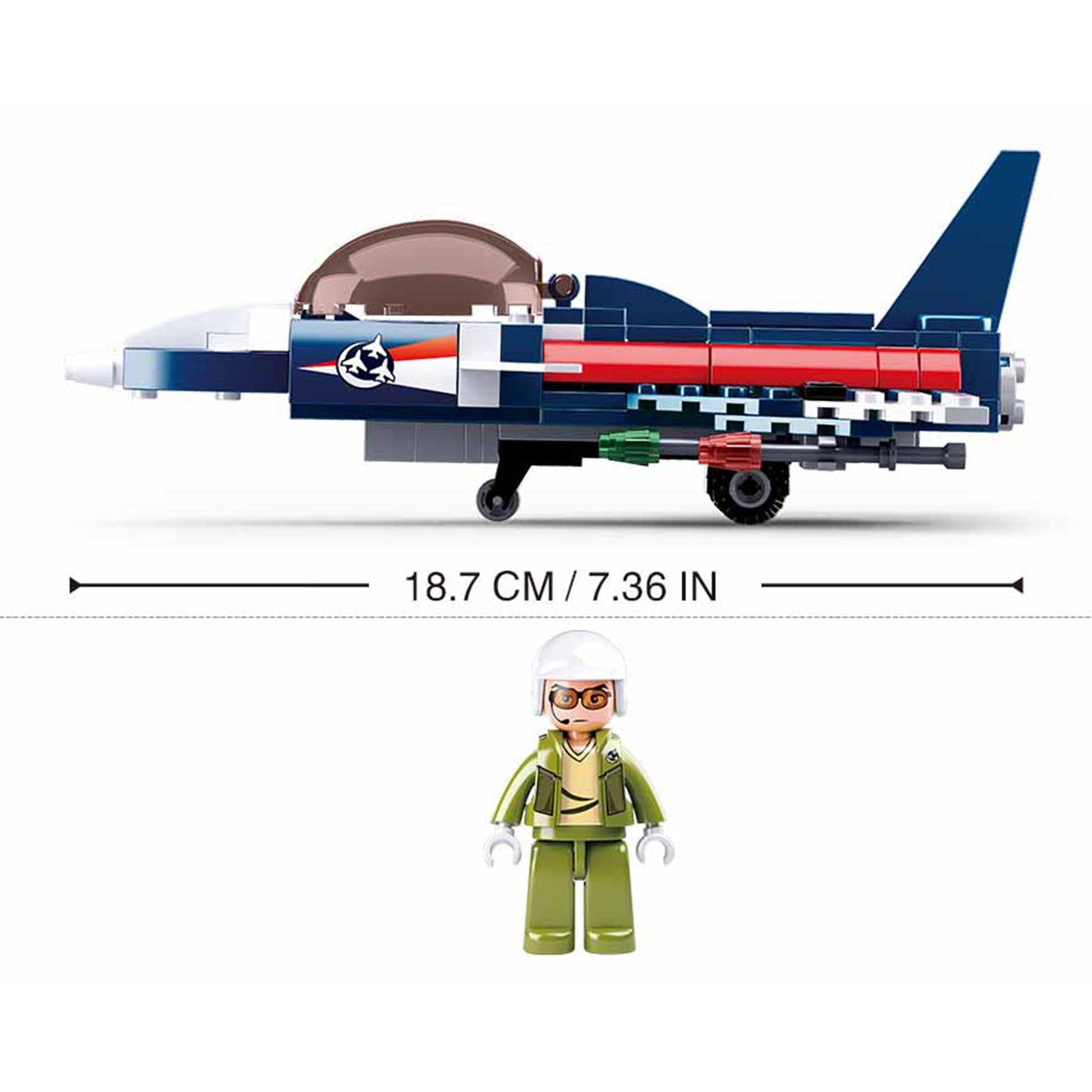 Playzu By Sluban Performance Plane Building Blocks || 6years to 14years - Toys4All.in