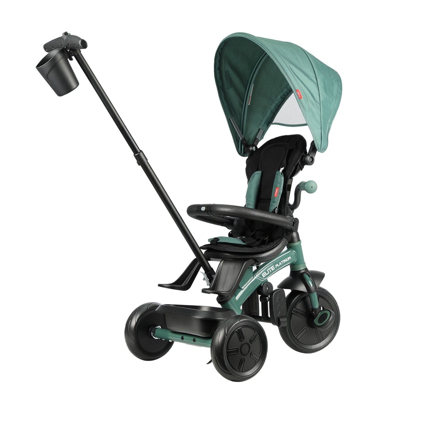 Qplay Stroller Elite Platinum 6in1 Green 10 to 72 Months
