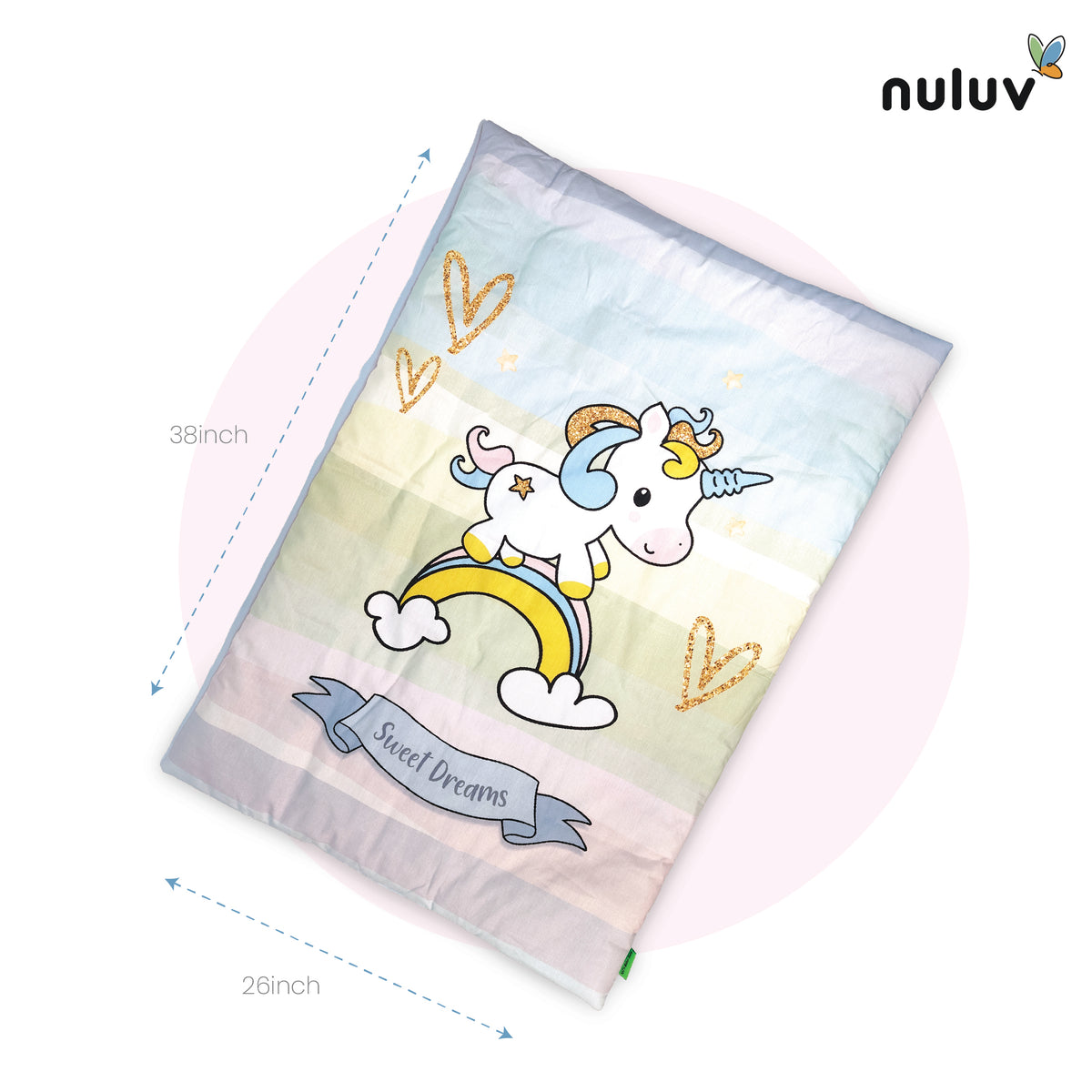 Nuluv Baby Quilt for Newborns