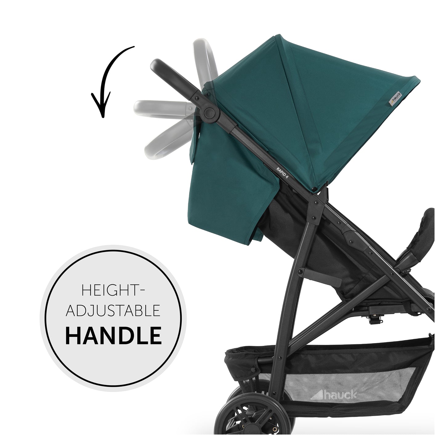 Hauck Rapid 4 Stroller Birth to 48months - Open Box