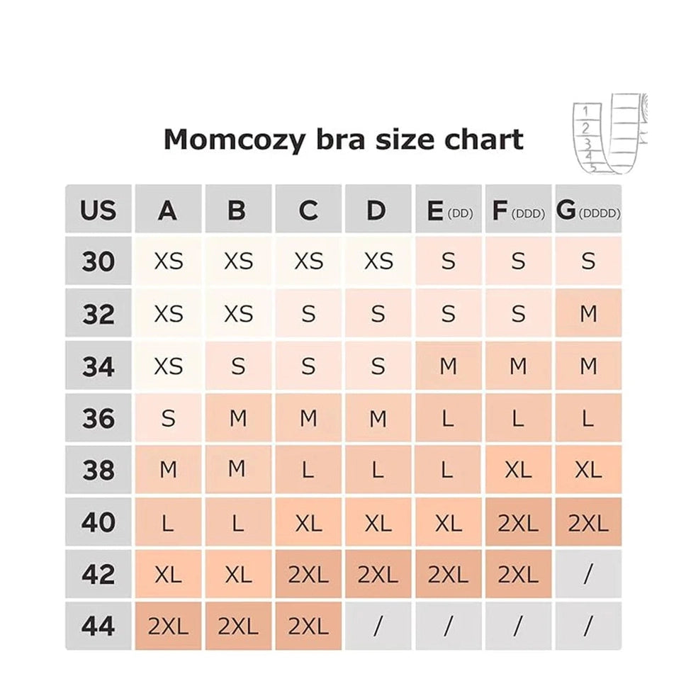 Momcozy Maternity Accessory YN08-Hands-Free Pumping Bra- Black