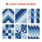 Skip Hop Blue Ombre Playspot Geo Foam Tiles || Birth+ to 24months