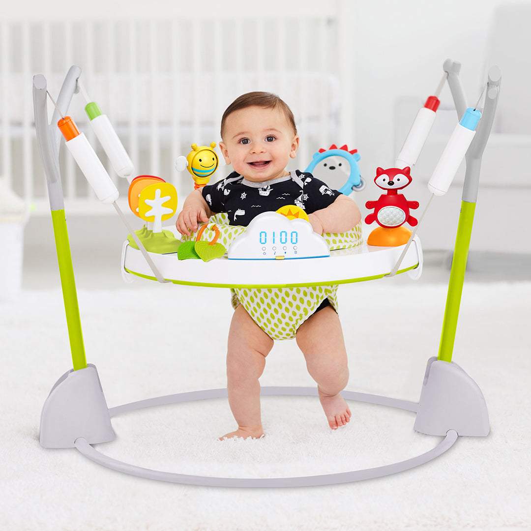 Skip Hop Fox Design E&M Jumpscape Fold Away Activity Jumper || 4months to 48months