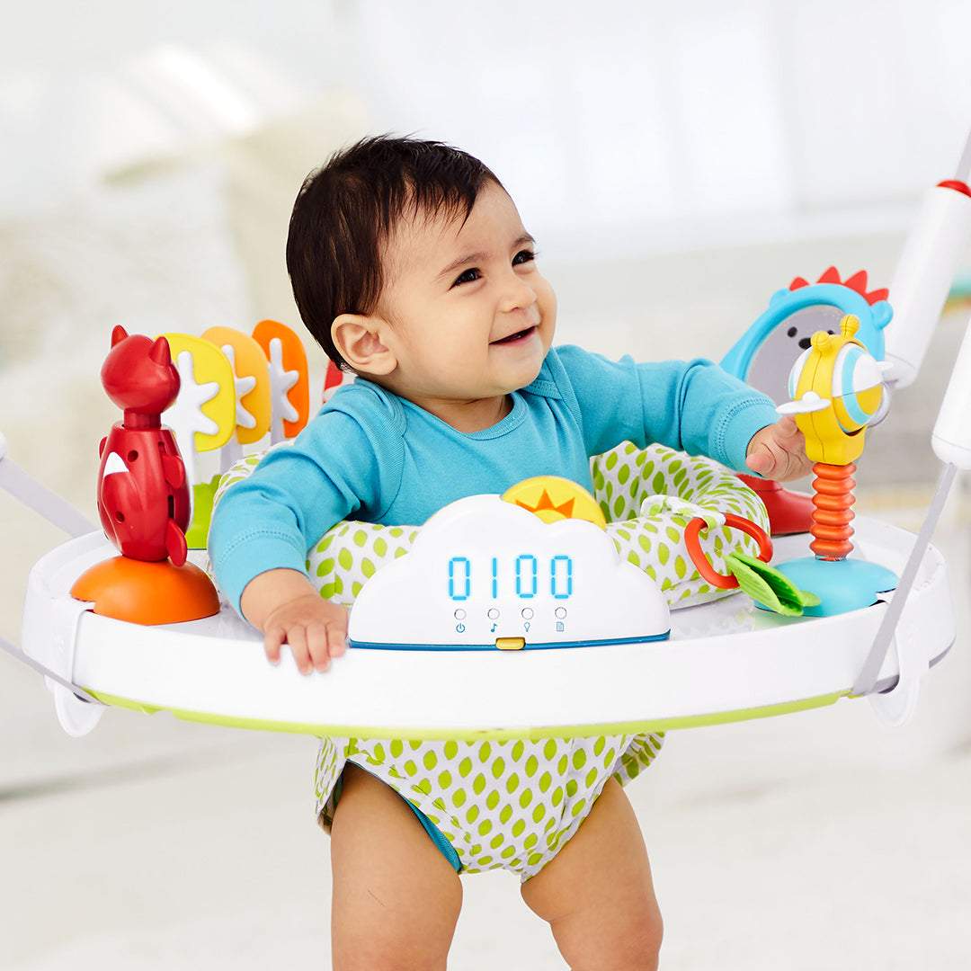 Skip Hop Fox Design E&M Jumpscape Fold Away Activity Jumper || 4months to 48months