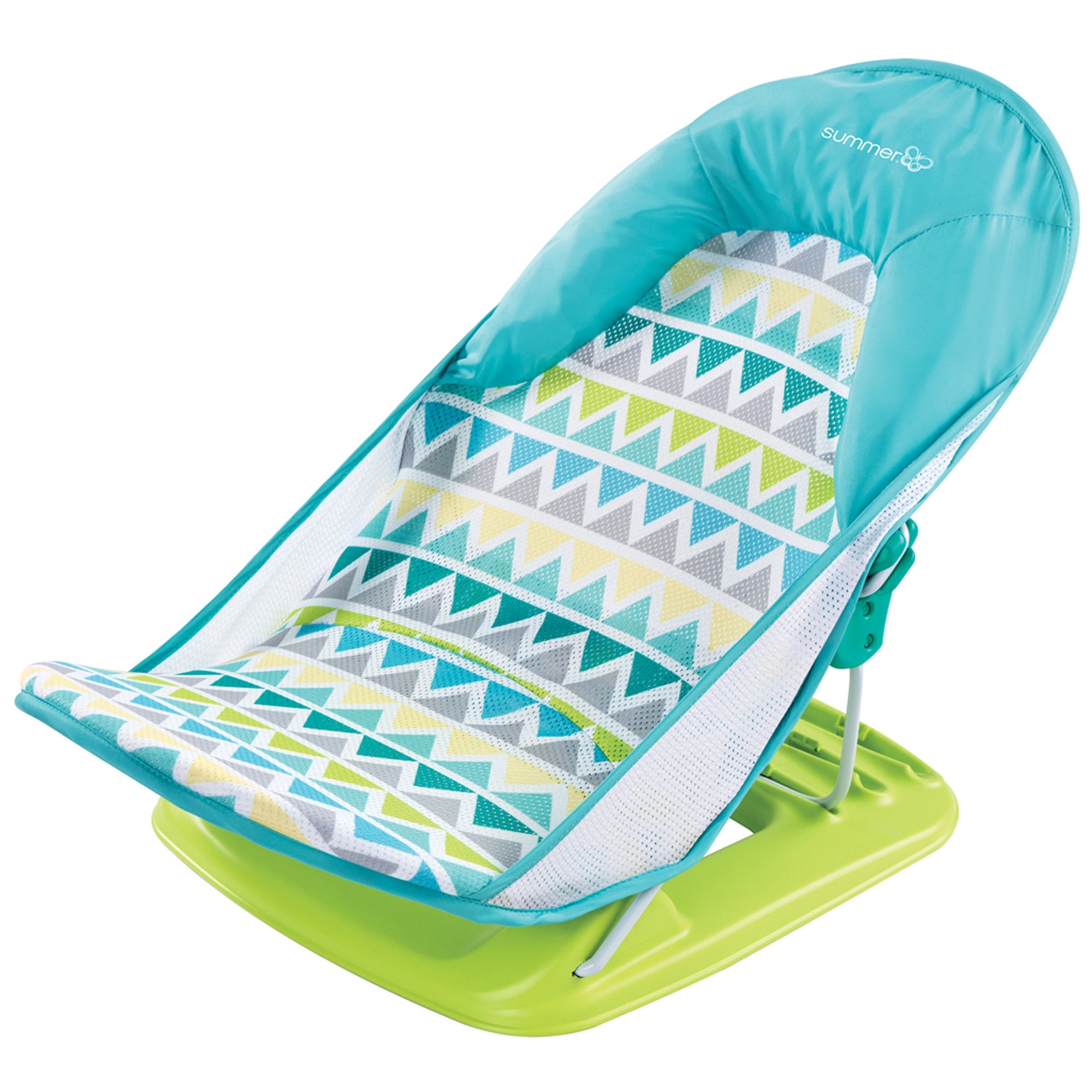 Summer Infant Deluxe Baby Bather Triangles Stripes || Birth+ to 9months - Toys4All.in