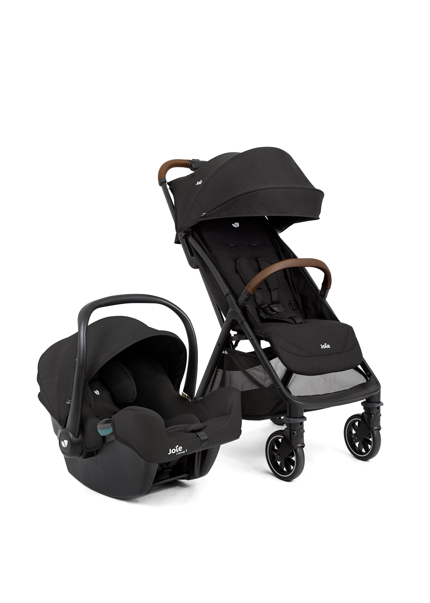 JOIE Travel System Stroller Pact Pro with Infant Carrier i-Snug Birth+ to 22 kg