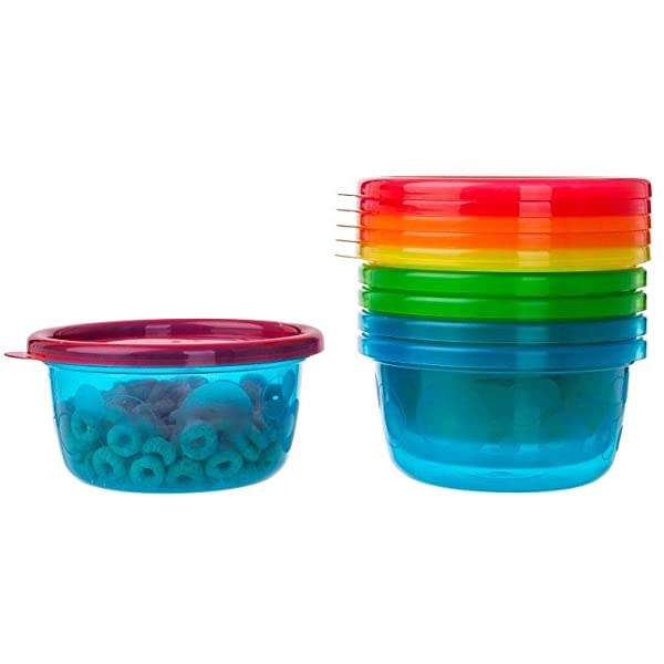 The First Years Take & Toss Snack Cups 4.5 Oz, 7 Pk Multicolor || 6months to 24months - Toys4All.in