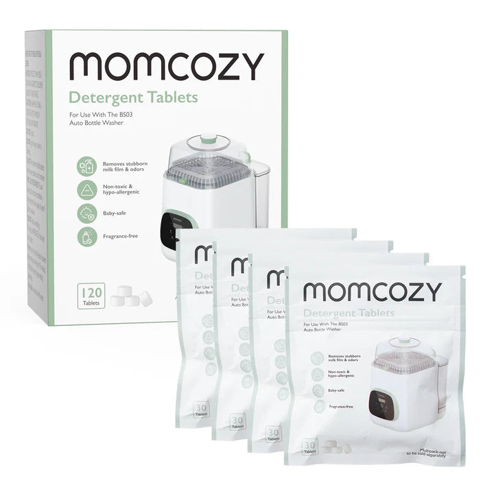 Momcozy Cleaning Accessory Washing Block for KleanPal Pro Bottle Washer White 120 ( Pack of 4)