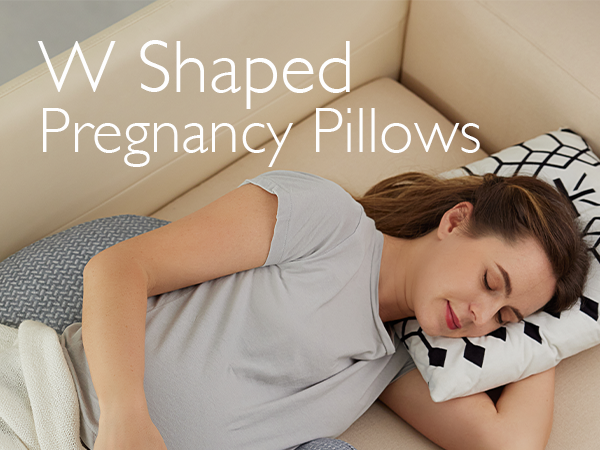 Momcozy Maternity Accessory Portable Maternity Pillow Grey