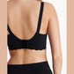 Momcozy Maternity Accessory Seamless Support Floral Nursing Bra-Black