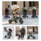 Qplay Stroller Comfo Max 7in1 Grey 10 to 72 Months