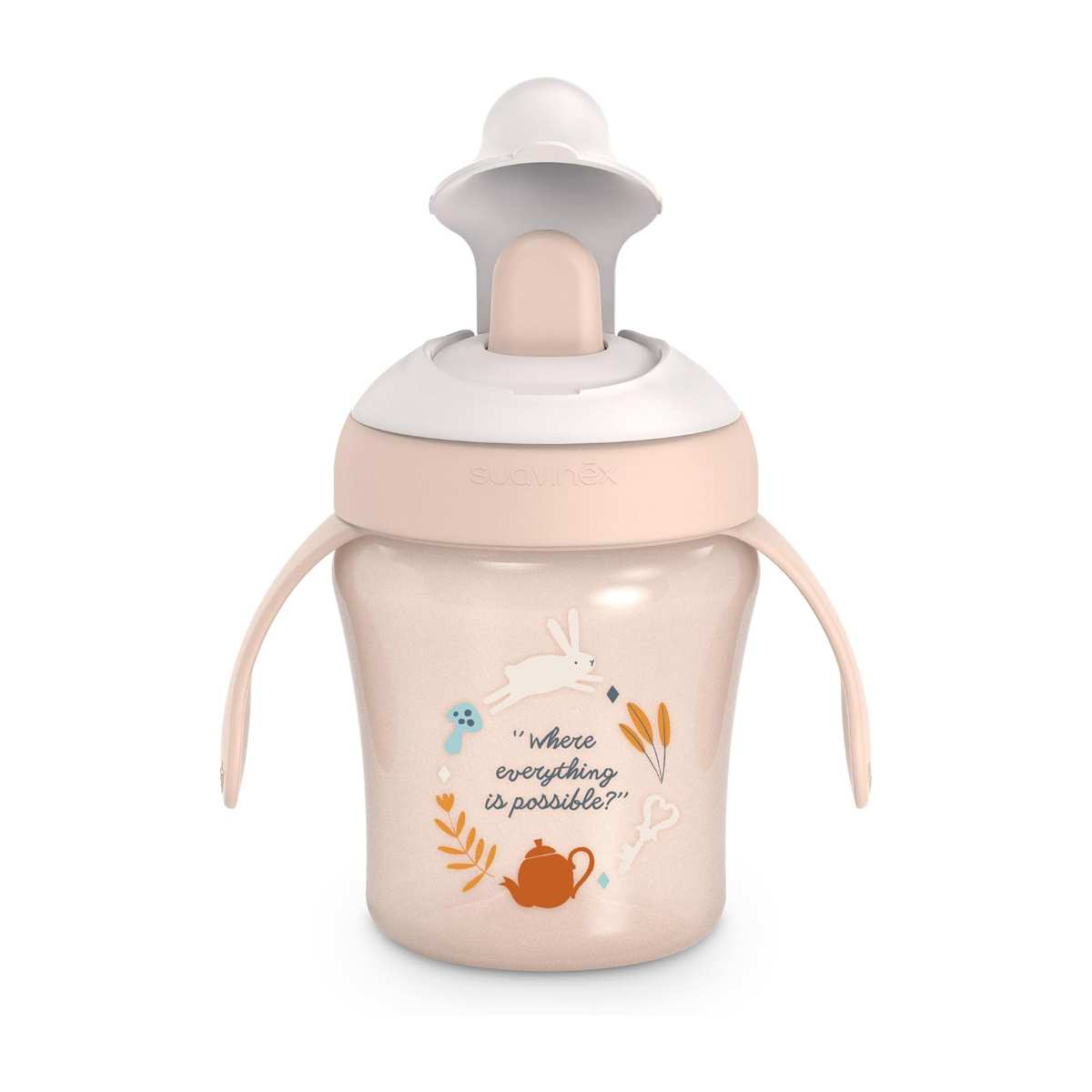 Suavinex Wonderland Learning Cup with Anti-Spill Spout & Removable Handles (6-18 Months) - Suavinex